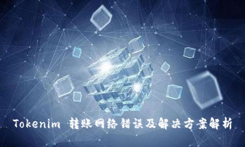 Tokenim 转账网络错误及解决方案解析